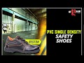 Hillson Beston Steel Toe Black Work Safety Shoes, Size: 8
