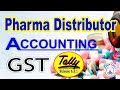 Tally ERP 9 GST- Pharma Distributor Accounting| Medical Store Accounting|Batch wise detail in Tally