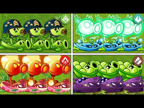 Plants Vs Zombies 2 Final Boss - Team RANDOM Plants Power-Up! vs PvZ2 All Bosses Fight