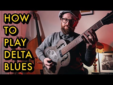 How To Play Delta Blues Guitar - Open G - Son House, Death Letter Style Lesson & One Chord Stomp.