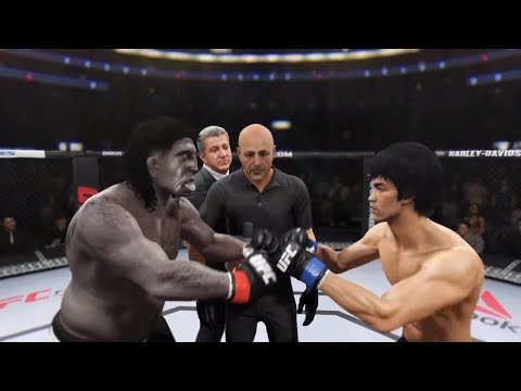 Bruce Lee vs. Orc (EA sports UFC 2) - Crazy UFC 👊🤪