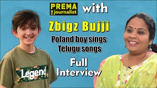 ZBIGS BUJJI - Poland boy sings Telugu songs - Full Interview- #73 - Prema The Journalist - Zbigniew video
