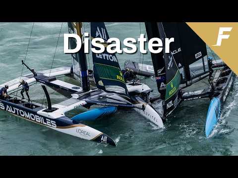‘The crowd went silent’ – Auckland SailGP day one disaster