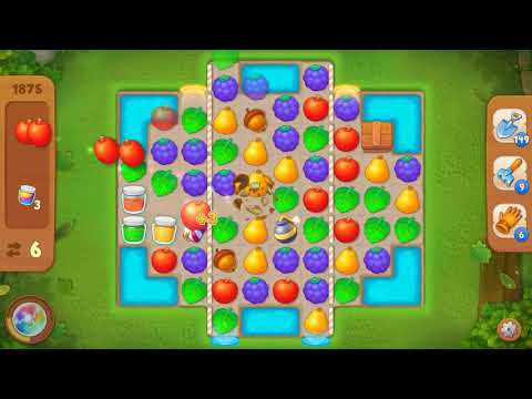 Gardenscapes Area 9 Day 1 Level 1875 - No Boosters Or Hacks
