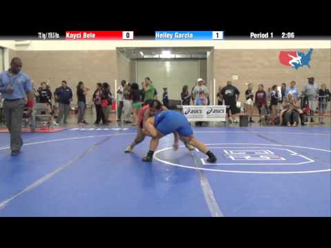 FILA Junior 72 kg / 158.5 lbs. - Kayci Bele vs. Heiley Garcia