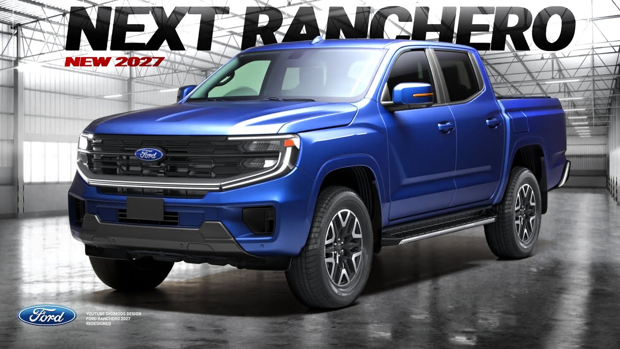 2027 Ford Ranchero Springs Back to CGI Life With Modern Yet Tough ...