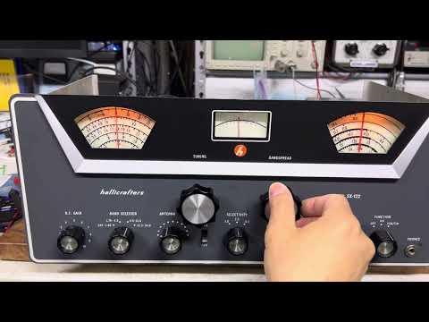 Hallicrafters SX-122 Amateur AM and SSB QSOs.