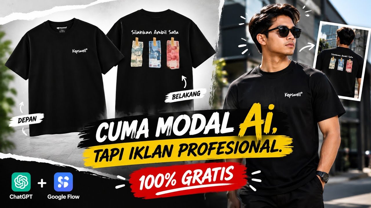 Cara Membuat Iklan Produk Singkat Ala Profesional Menggunakan Ai | 100% gratis