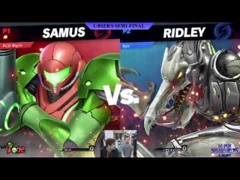 SSBA Ultimate Saison 2 Weekly #13 - BigJe QC (Samus) vs Cow Ravine (Ridley) - Losers Semi-Final