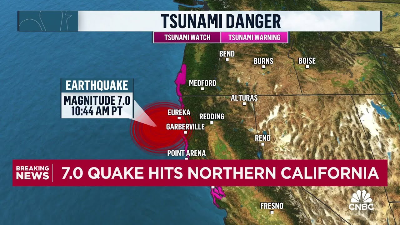 7.0 earthquake hits Northern California
