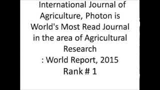 Agriculture Journal