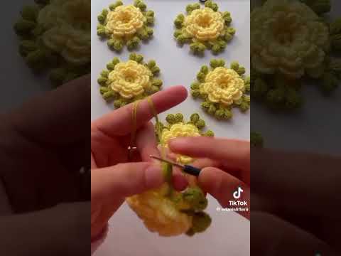 June 12, 2025 Crochet flower Tutorial/
