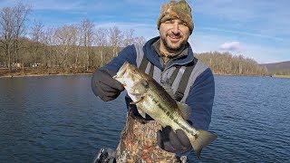 Catching Bass & Crappie in 39 Degree Water!!!