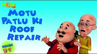 Motu Patlu Ki Roof Repair - 3D Animation Cartoon -