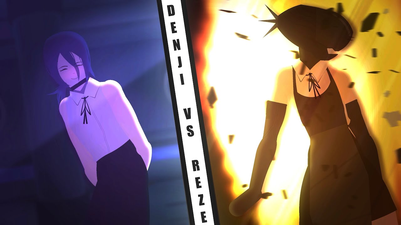 Denji vs Reze Trailer| Chainsaw Man The movie: Reze Arc in Sticknodes