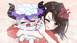 【手描き】風呂キャンセル界隈のラプ様が許せないスバルママ【大空スバル/ラプラス・ダークネス/ホロライブ/ホロライブ 切り抜き/hololive】