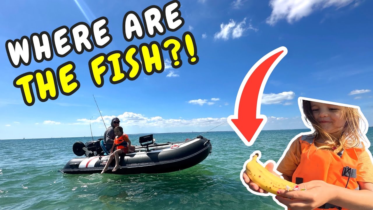 Where are the fish? Girl holding a banana