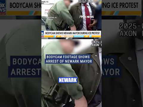 New bodycam footage shows Newark mayor during ICE protest #foxnews #news #politics