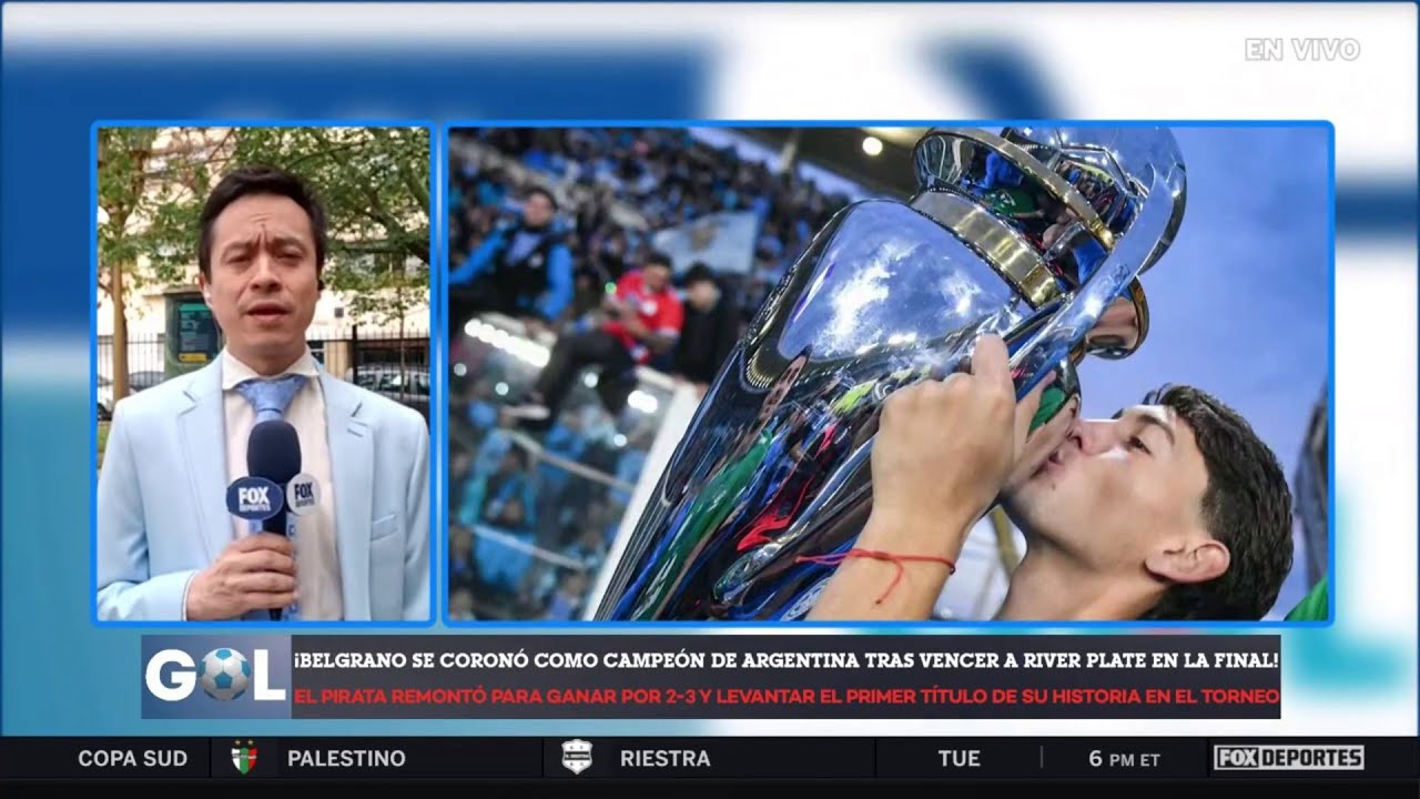 🏆😲 ¡GOLPE HISTÓRICO! Belgrano venció a River Plate en la gran final | GolXGol