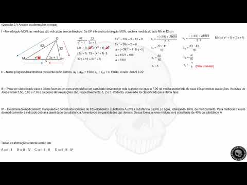 Acafe Inverno 2017 - Questão 27