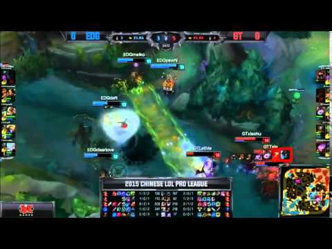 EDG Deft Ezreal VS GT Tale Kogmaw Game 1 Highlights   2015 Spring LPL W9D3