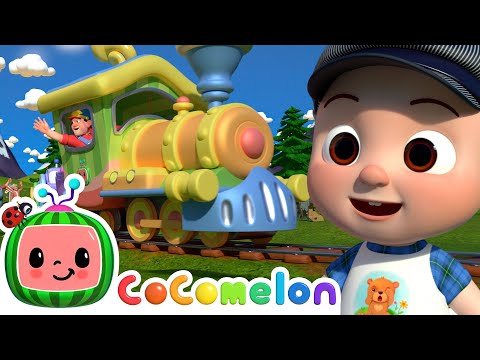 The Wheels On the Train Go Round and Round | CoComelon Kids Songs & Nursery Rhymes