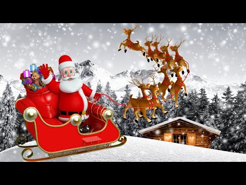 Magical Santa's Sleigh Ride | Fun Baby Sensory Video | Christmas Fun