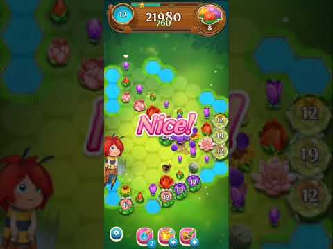 Blossom Blast Saga Level 3037 - NO BOOSTERS
