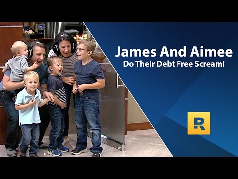 James and Aimee's Debt Free Scream! Paid off $136,000 in 47 months.