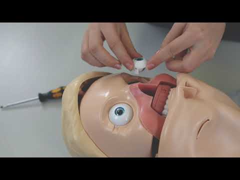 Resusci Anne QCPR - How to Change Rotating Eyes