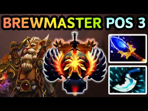 🔥 NEW PATCH 7.40b BREWMASTER OFFLANE ONE BUTTON CHAOS | DOTA 2 GAMEPLAY 🔥