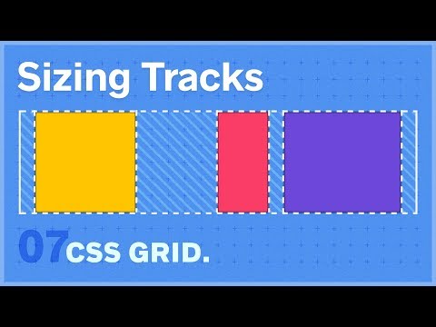CSS GRID: Sizing tracks in CSS Grid — 7 of 25