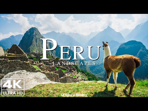 FLYING OVER THE PERU 4K UHD - Relaxing Music Along With Beautiful Nature Videos - 4K Video HD