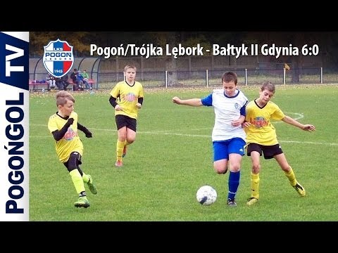 Pogoń/Trójka Lębork - Bałtyk II Gdynia 6:0 (Junior D1 Gdańsk gr. I)