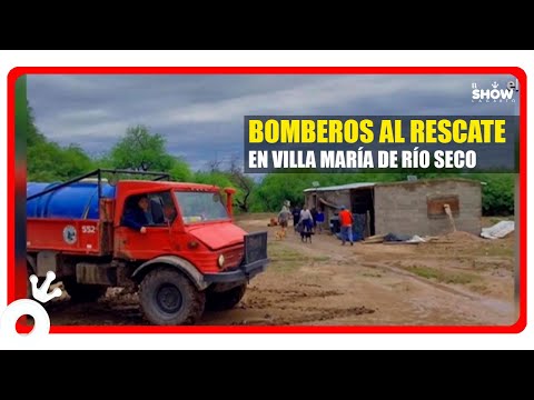 ¡RESCATE! Bomberos en Unimog Salvan a un Hombre Aislado en Río Seco