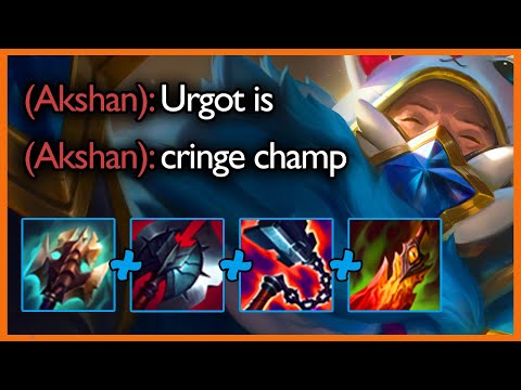 CAN WE OUT CARRY THE FED AKSHAN?! - Diamond Urgot Vs Rumble - League of Legends