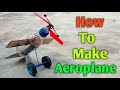 How To Make DC Motor Aroplane Dc Motor Se Udane Wala Aeroplane Kaise Banaen