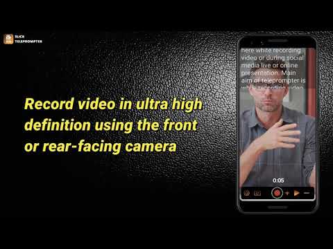 Slick Teleprompter- Vlog Maker Video