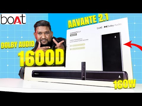 Thumbnail for Boat Aavante 2.1 1600D / Orion Plus, Dolby Soundbar | Unboxing Review Sound Test | 160W | Only ₹6500