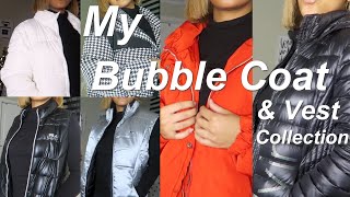My Bubble Coat & Puffer Vest Collection❄️🥶 *try on haul*
