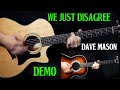 how to play "We Just Disagree" on guitar by Dave Mason | guitar lesson tutorial DEMO