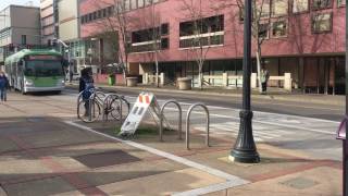 LTD EmX Arriving Eugene Station
