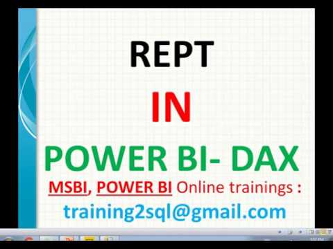 dax functions | rept in dax | rept in power bi