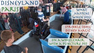 Taking an Electric Wheelchair on rides in Disneyland Paris