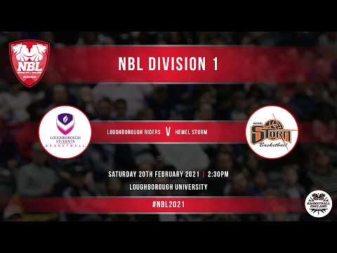 NBL1: Loughborough Riders v Hemel Storm - 20.02..21