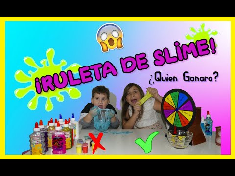 ruleta de slime #1🥇con mi hermano ¡¡FINAL INESPERADO!! (slime desastrosos)😱