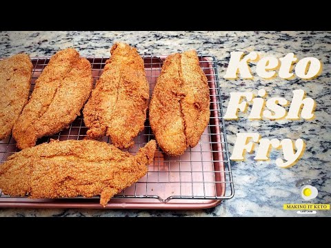 Easy Keto Low Carb Seafood Fish Fry