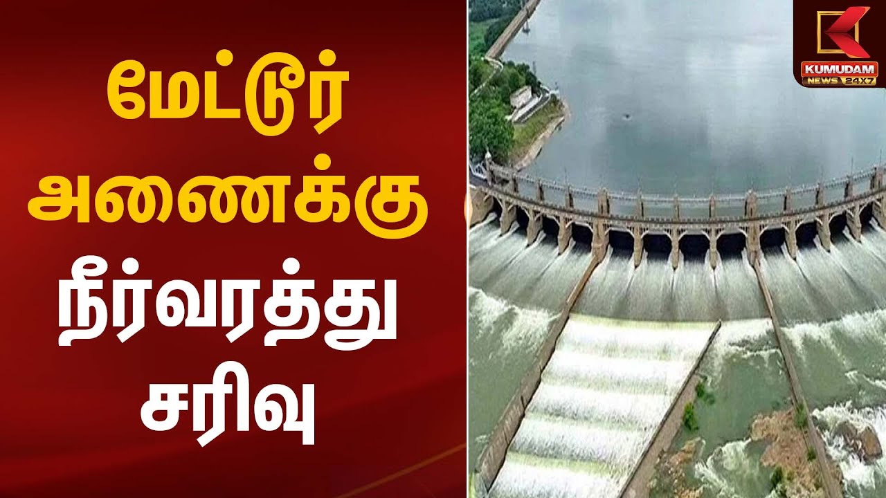 Mettur Dam | மேட்டூர் அணைக்கு நீர்வரத்து சரிவு | Kumudam News