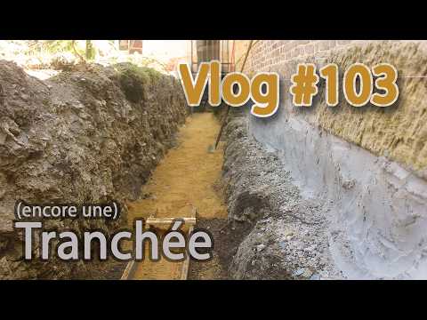 Graben für Versorgungsleitungen am Tor – Renovierungs-Vlog #103