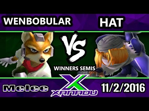 S@X 174 - Wenbobular (Fox) Vs. Hat (Sheik) - SSBM Winners Semis - Smash Melee